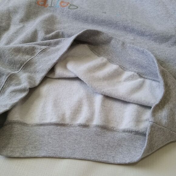Gildan Sport Gray Allegedly Graphic Print Crew Neck Sweatshirt Adult Size Large - Picture 10 of 12